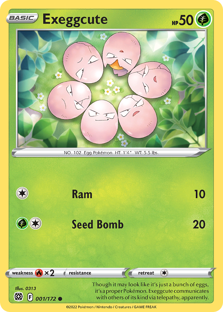 Exeggcute - 1/172 - Brilliant Stars SWSH9 - Common