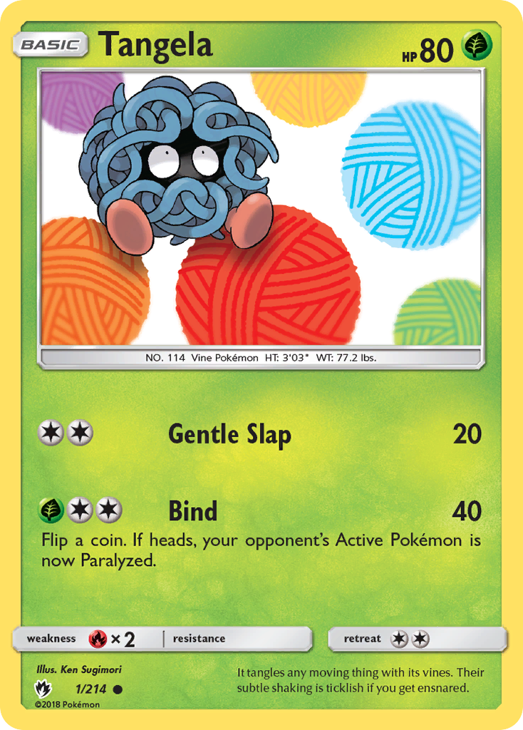 Tangela - 1/214 - Lost Thunder SM8 - Common