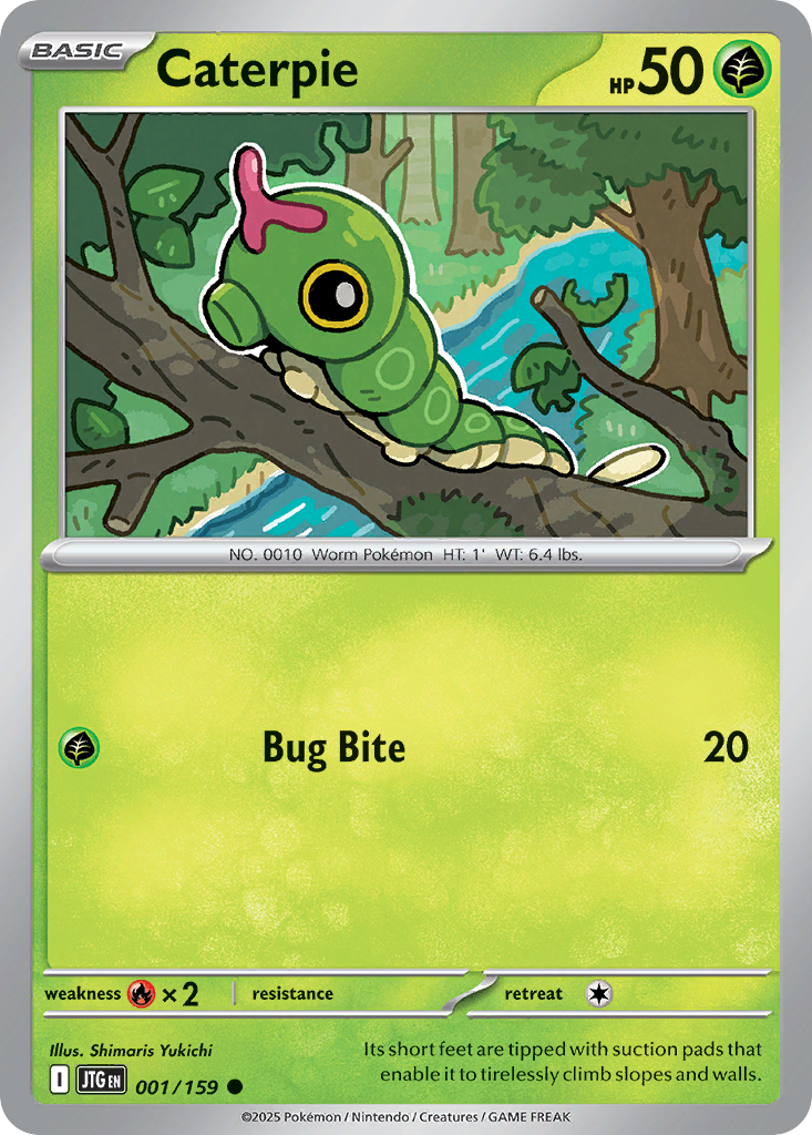 Caterpie - 1/159 - Journey Together SV9 - Common