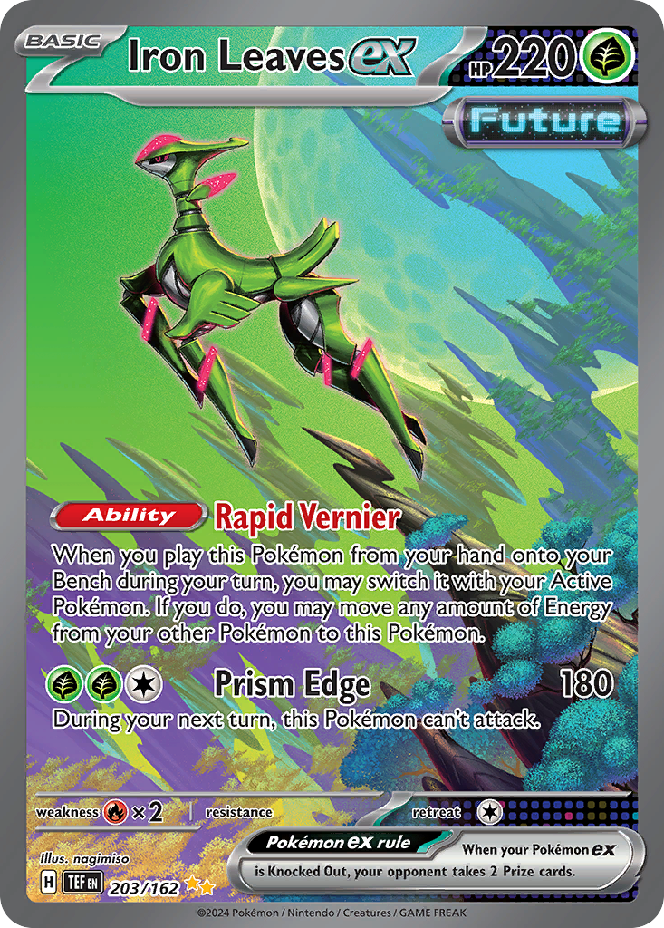 Iron Leaves ex - 203/162 - Temporal Forces SV5 - Special Illustration Rare