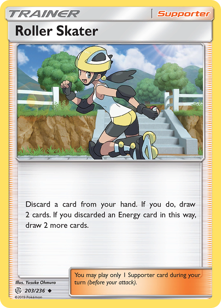 Roller Skater - 203/236 - Cosmic Eclipse SM12 - Uncommon