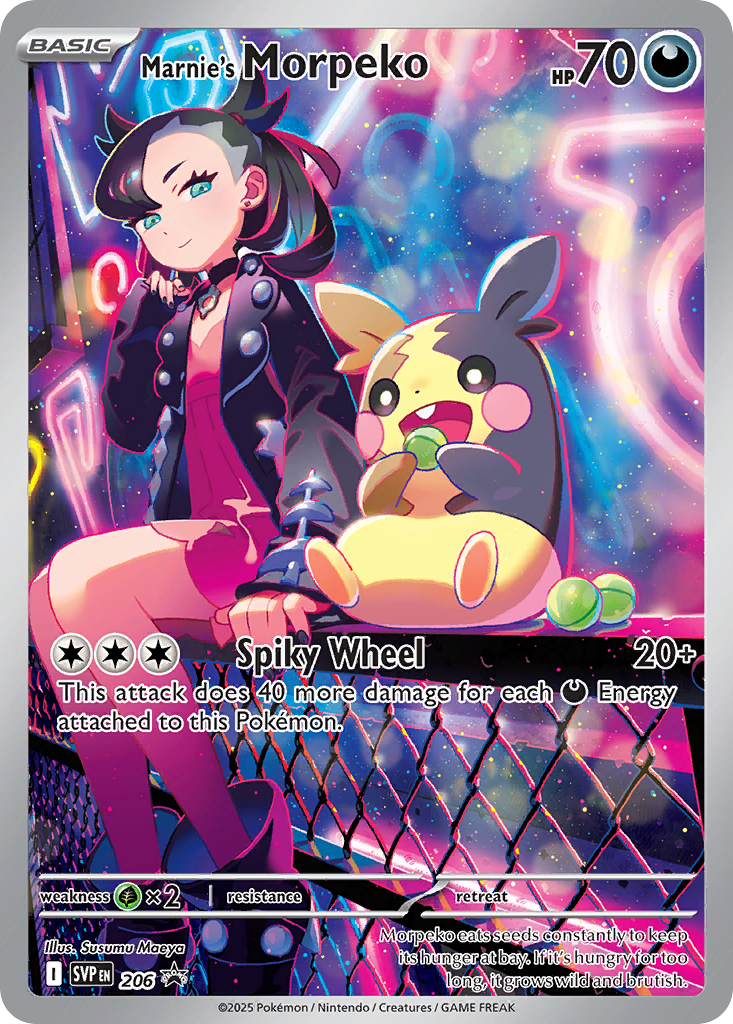 Marnie's Morpeko - 206/150 - Scarlet & Violet Promos SVP - Promo