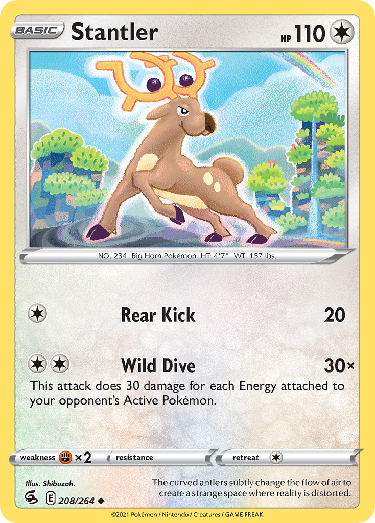 Stantler - 208/264 - Fusion Strike SWSH8 - Uncommon