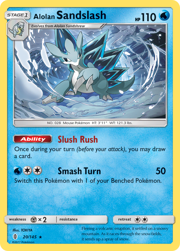 Alolan Sandslash - 20/145 - Guardians Rising SM2 - Rare