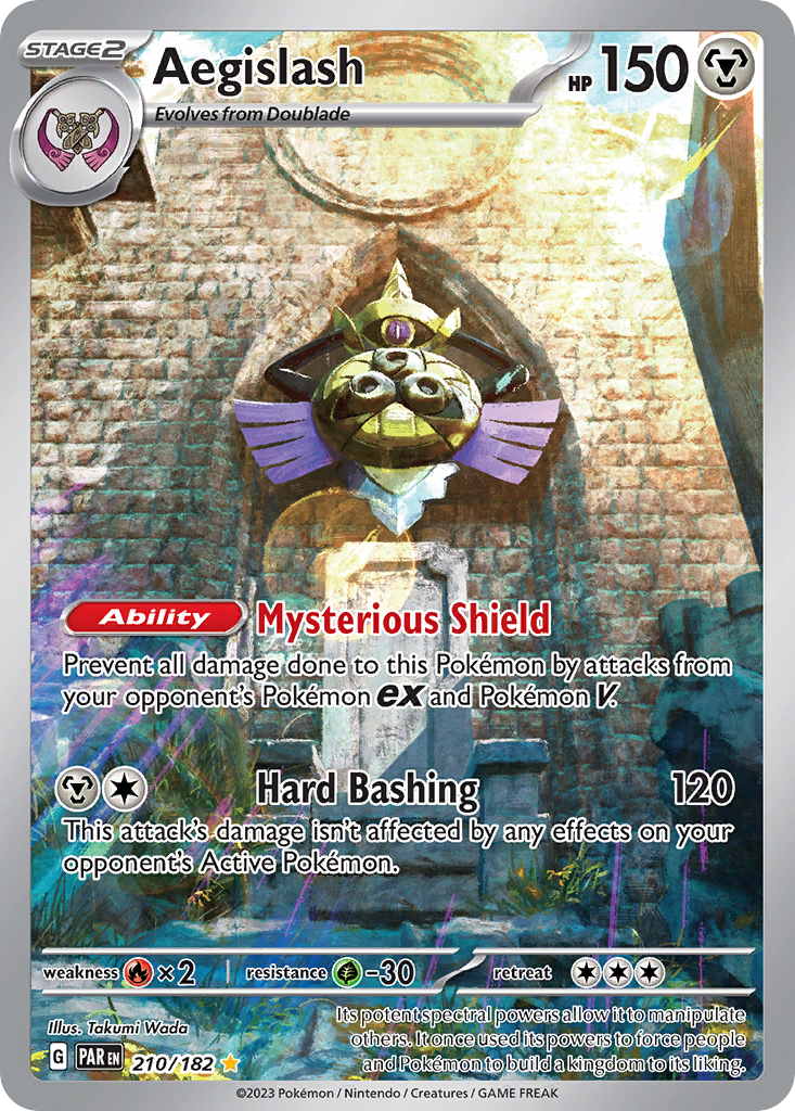 Aegislash - 210/182 - Paradox Rift SV4 - Illustration Rare