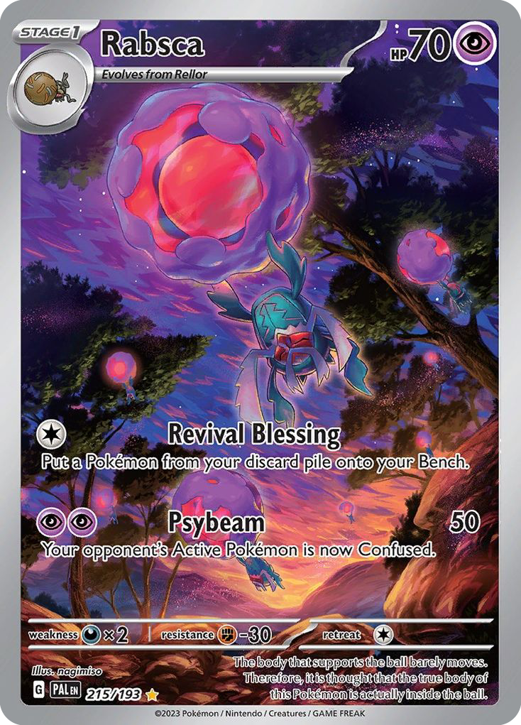 Rabsca - 215/193 - Paldea Evolved SV2 - Illustration Rare