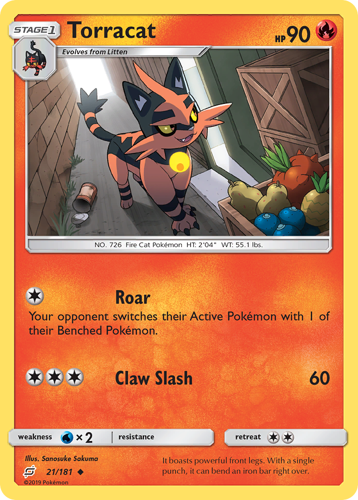 Torracat - 21/181 - Team Up SM9 - Uncommon