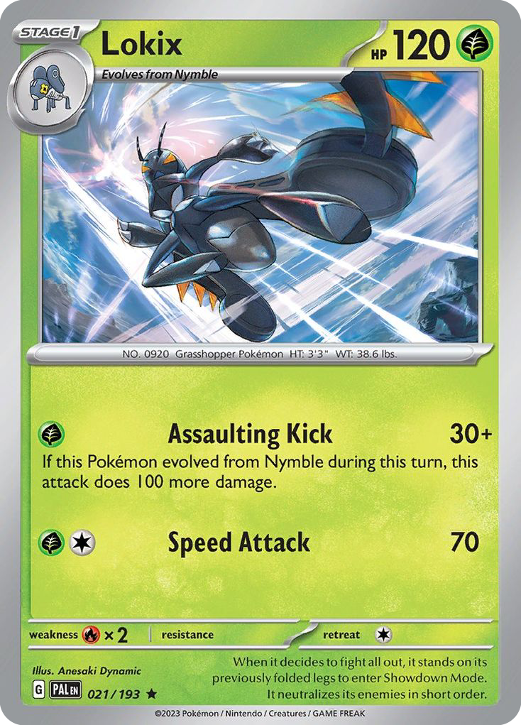 Lokix - 21/193 - Paldea Evolved SV2 - Rare