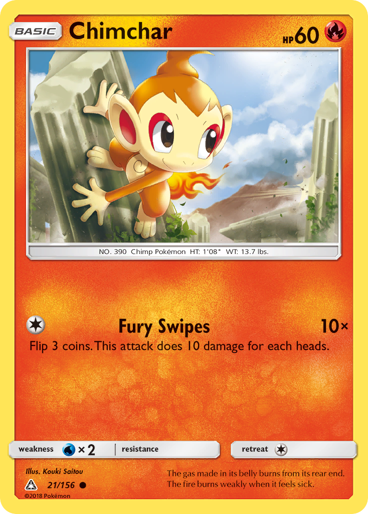 Chimchar - 21/156 - Ultra Prism SM5 - Common
