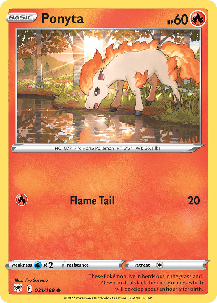 Ponyta - 21/189 - Astral Radiance SWSH10 - Common