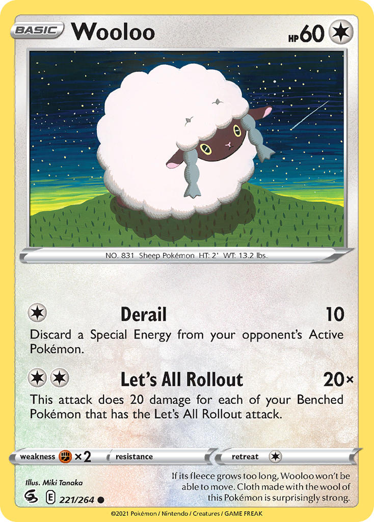 Wooloo - 221/264 - Fusion Strike SWSH8 - Common