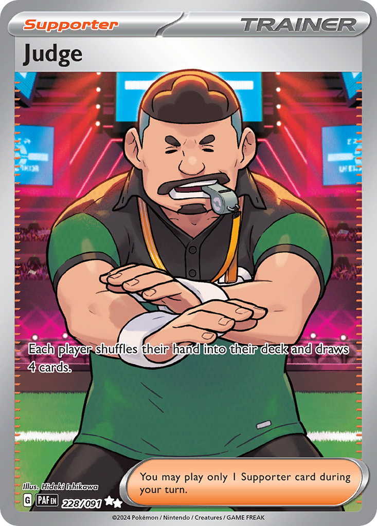 Judge - 228/91 - Paldean Fates SV4PT5 - Ultra Rare