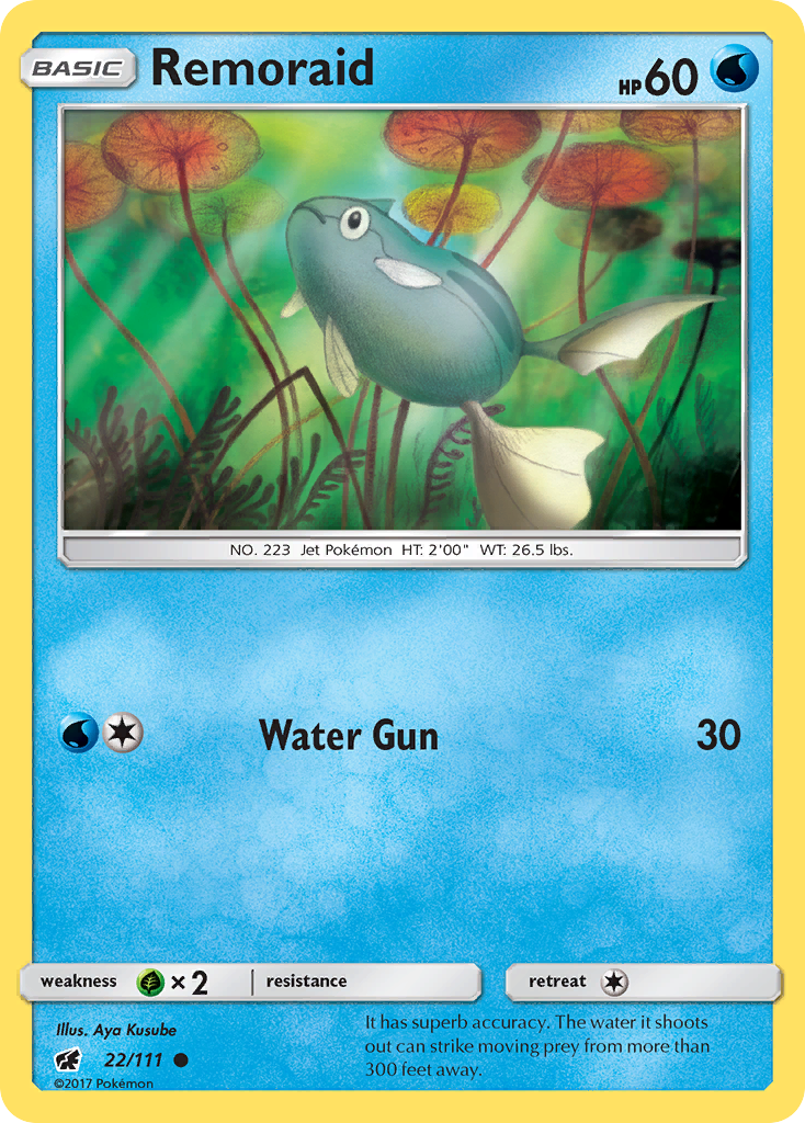 Remoraid - 22/111 - Crimson Invasion SM4 - Common