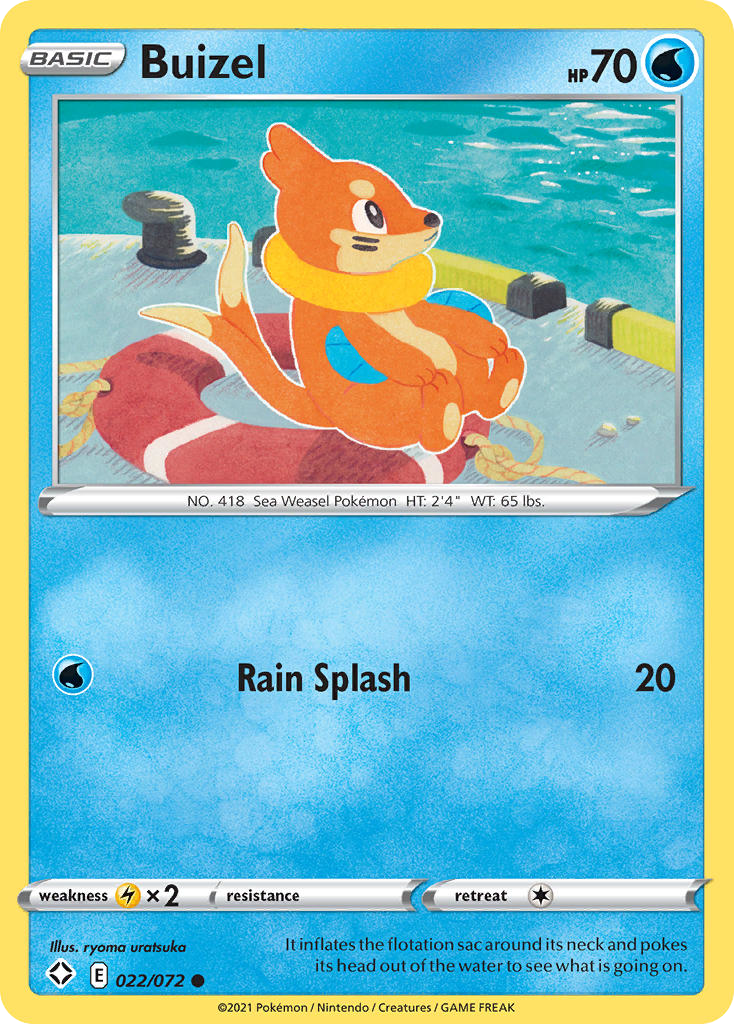 Buizel - 22/72 - Shining Fates SWSH45 - Common