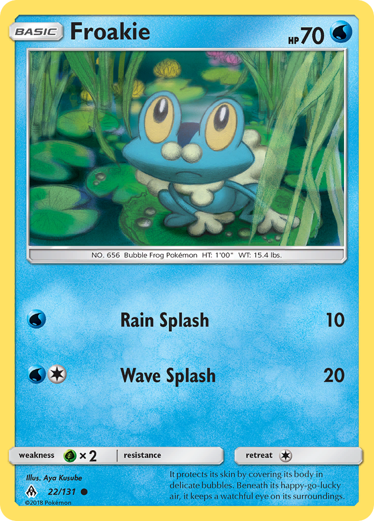 Froakie - 22/131 - Forbidden Light SM6 - Common