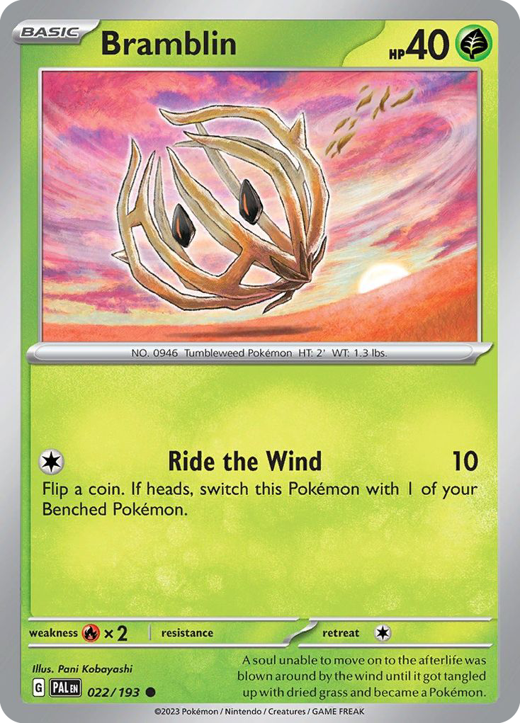 Bramblin - 22/193 - Paldea Evolved SV2 - Common