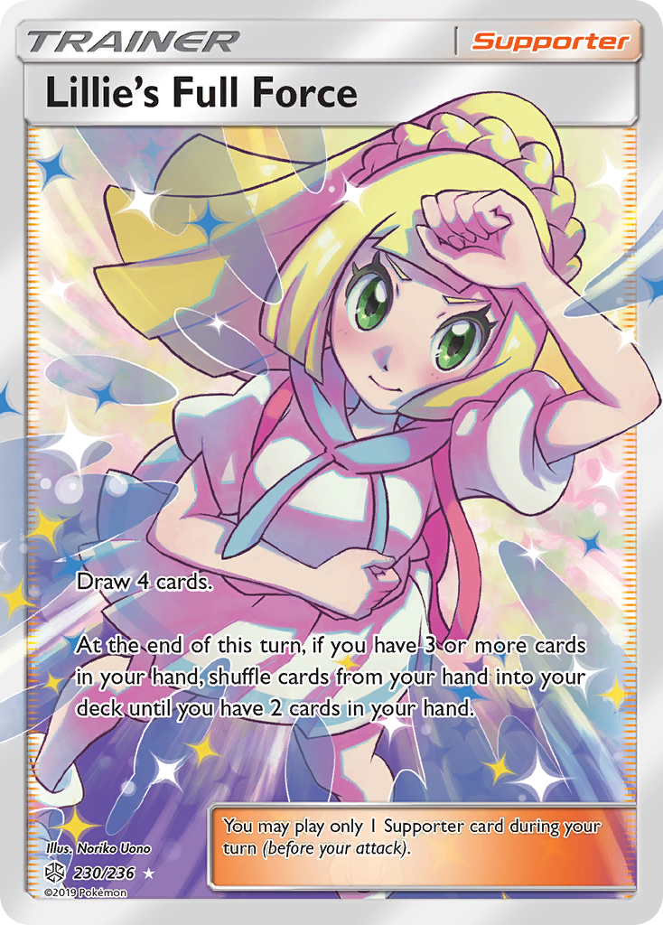 Lillie's Full Force - 230/236 - Cosmic Eclipse SM12 - Rare Ultra