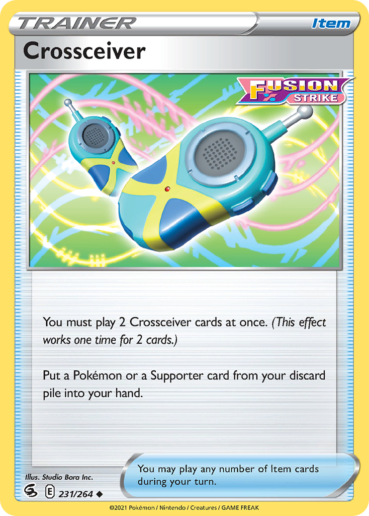 Crossceiver - 231/264 - Fusion Strike SWSH8 - Uncommon