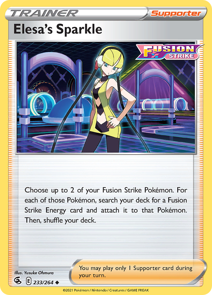 Elesa's Sparkle - 233/264 - Fusion Strike SWSH8 - Uncommon