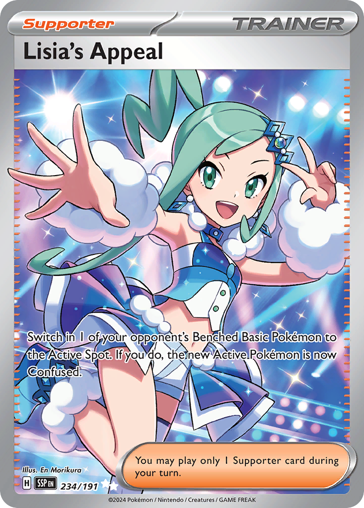 Lisia's Appeal - 234/191 - Surging Sparks SV8 - Ultra Rare