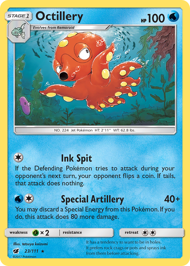 Octillery - 23/111 - Crimson Invasion SM4 - Rare