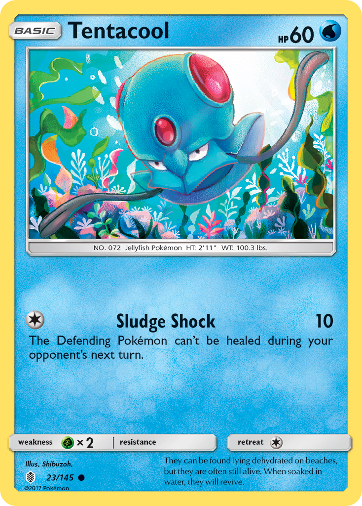 Tentacool - 23/145 - Guardians Rising SM2 - Common