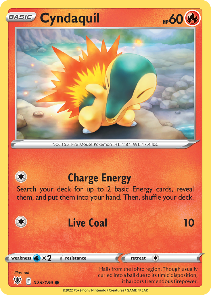Cyndaquil - 23/189 - Astral Radiance SWSH10 - Common