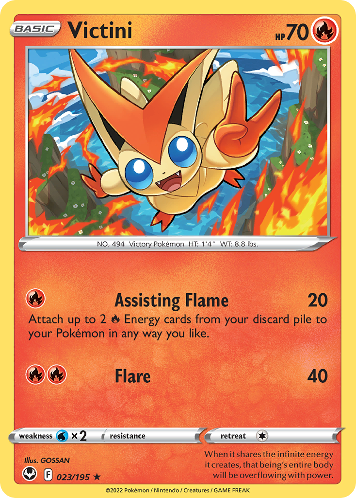 Victini - 23/195 - Silver Tempest SWSH12 - Rare