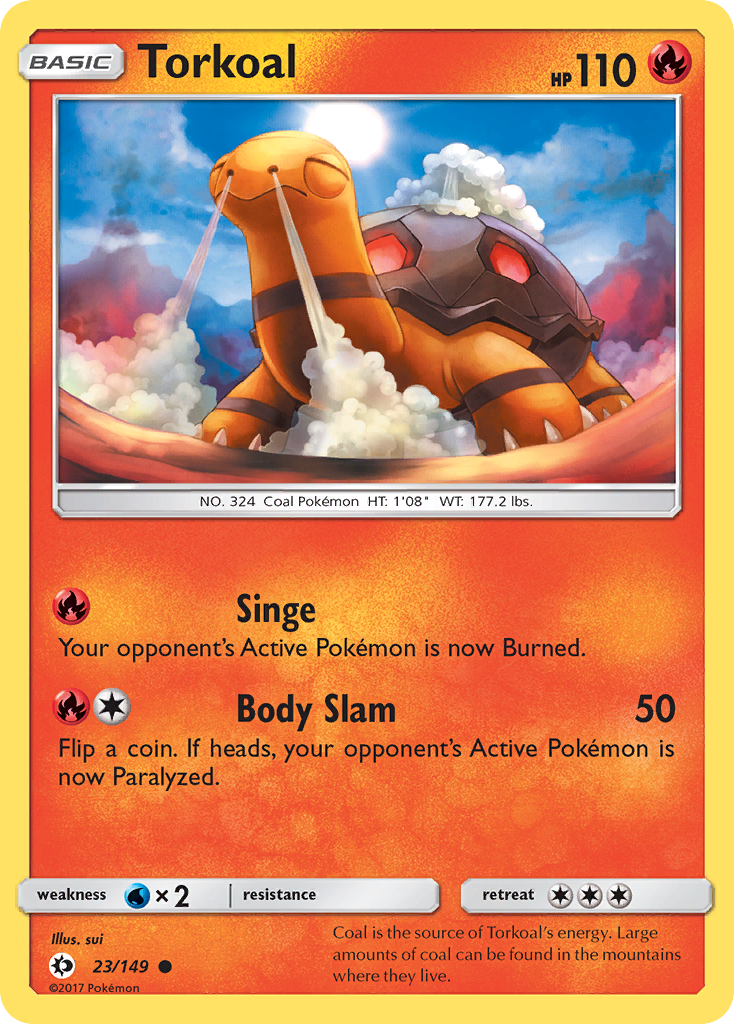 Torkoal - 23/149 - Sun & Moon SM1 - Common