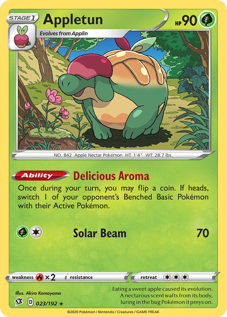 Appletun - 23/192 - Rebel Clash SWSH2 - Rare Holo