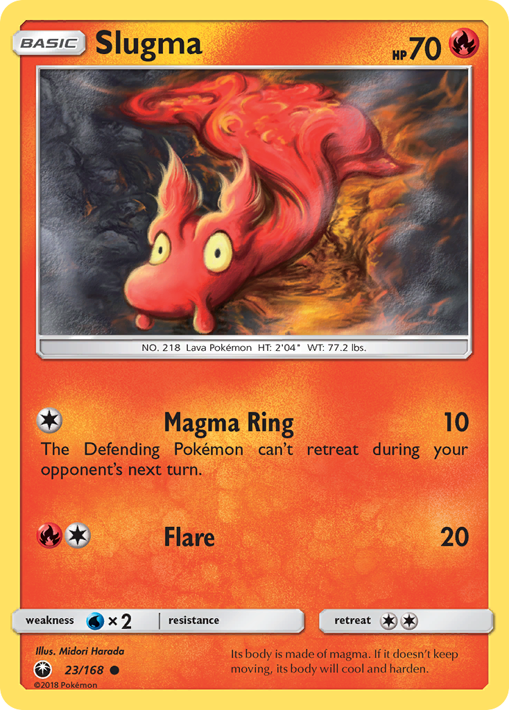 Slugma - 23/168 - Celestial Storm SM7 - Common