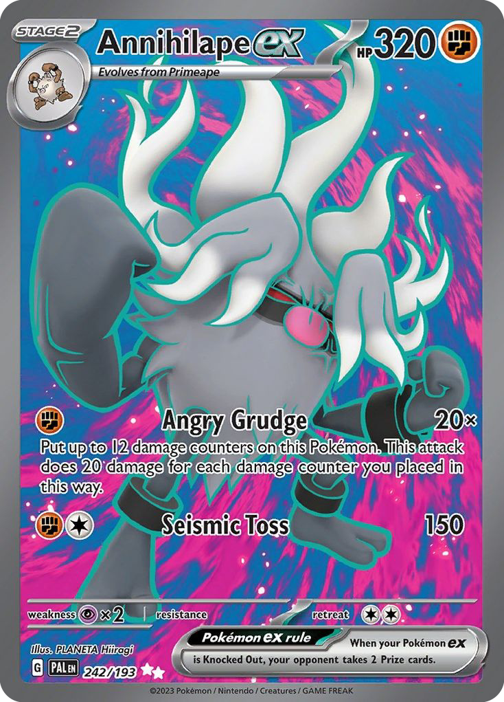 Annihilape ex - 242/193 - Paldea Evolved SV2 - Ultra Rare
