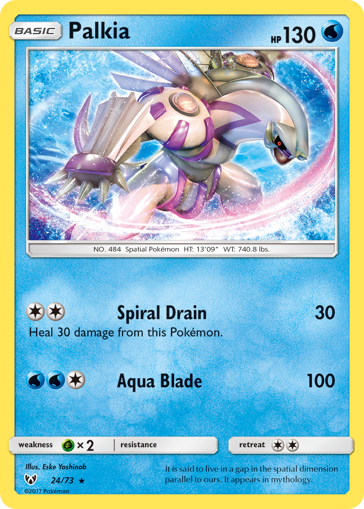 Palkia - 24/73 - Shining Legends SM35 - Rare Holo