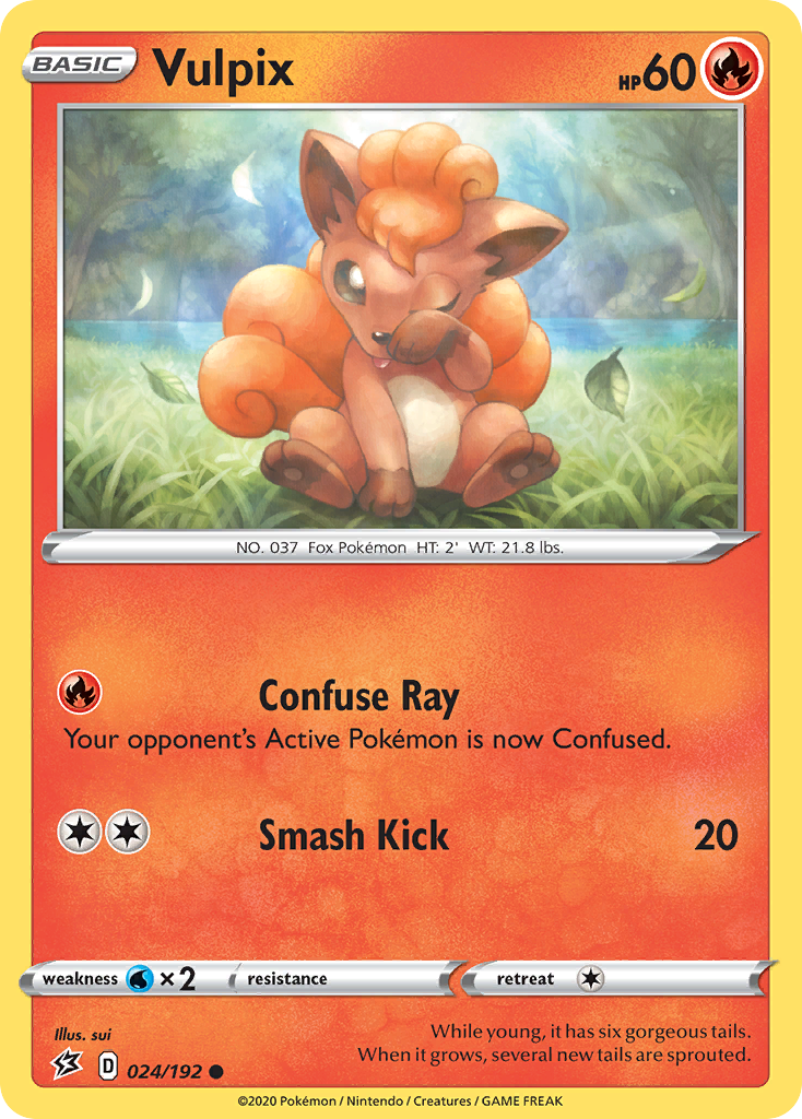Vulpix - 24/192 - Rebel Clash SWSH2 - Common