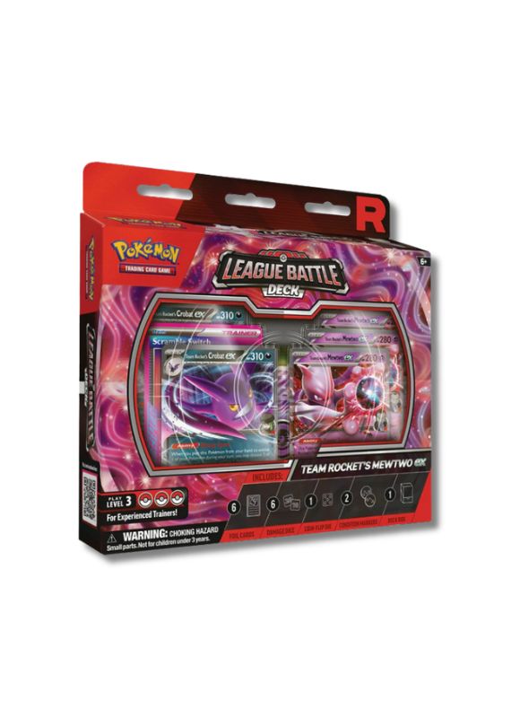 Pokemon TCG - Team Rocket’s Mewtwo ex League Battle Deck (INGLES)