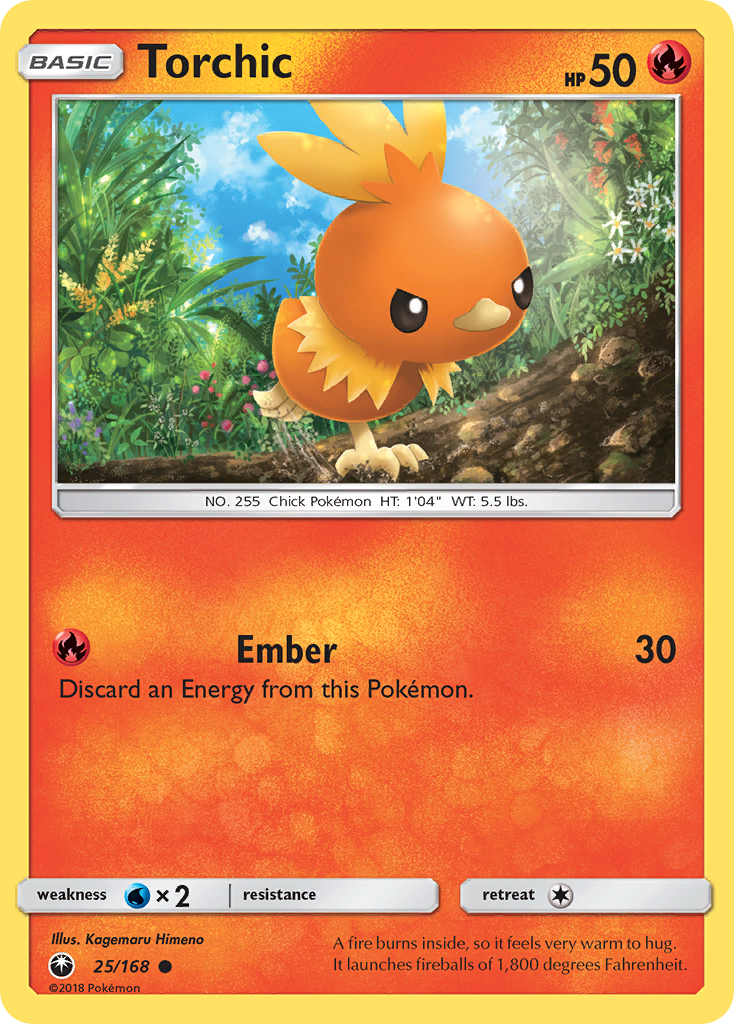 Torchic - 25/168 - Celestial Storm SM7 - Common