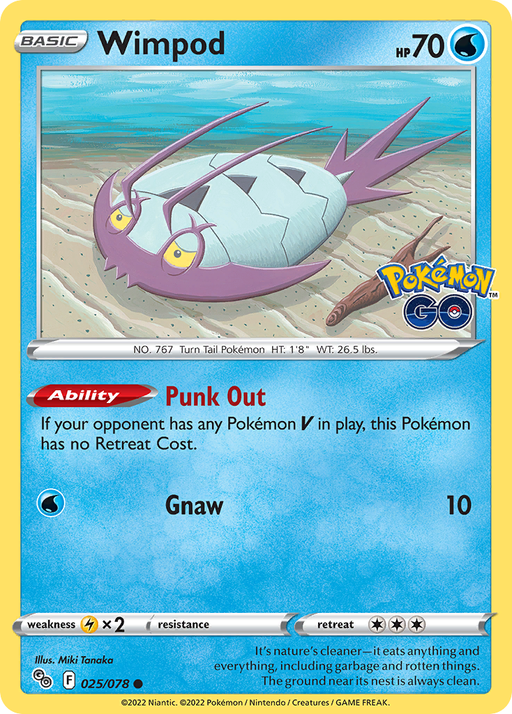 Wimpod - 25/78 - Pokémon GO PGO - Common