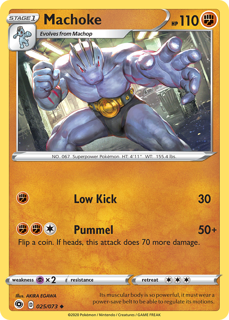 Machoke - 25/73 - Champion's Path SWSH35 - Uncommon