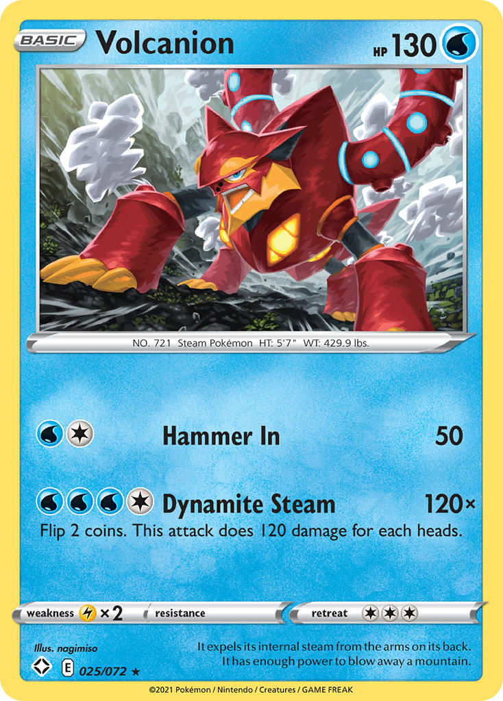Volcanion - 25/72 - Shining Fates SWSH45 - Rare