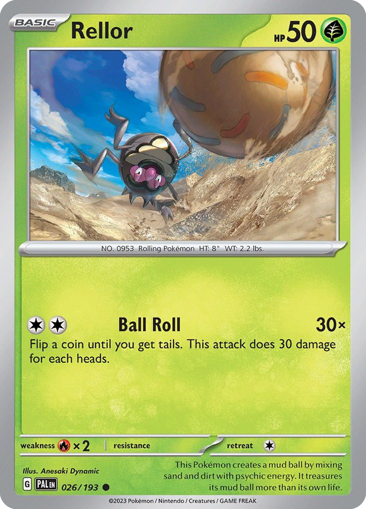 Rellor - 26/193 - Paldea Evolved SV2 - Common
