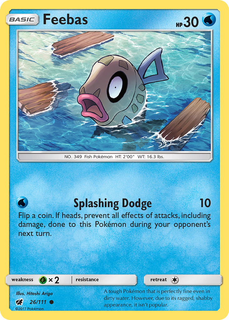 Feebas - 26/111 - Crimson Invasion SM4 - Common