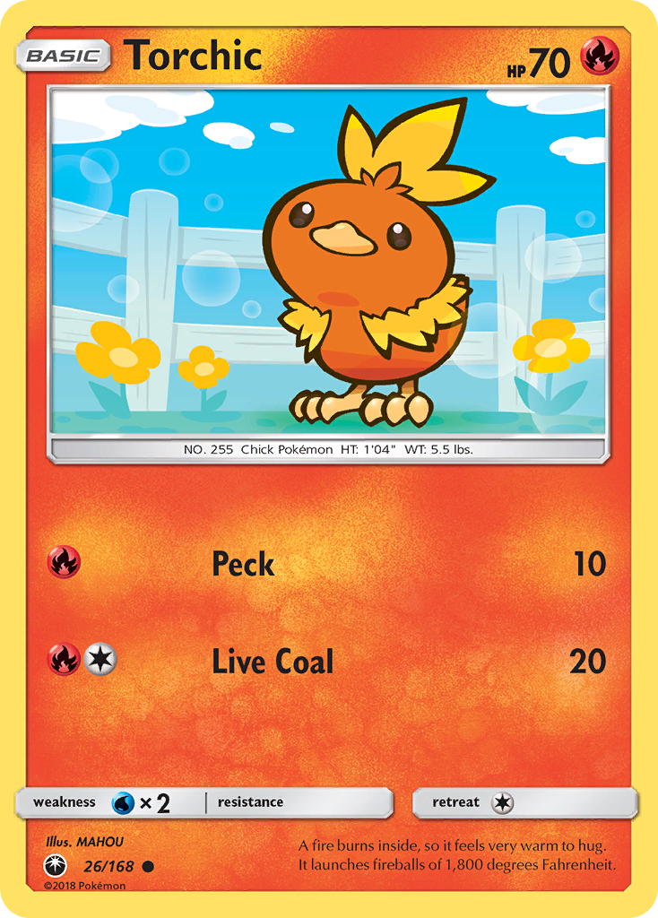 Torchic - 26/168 - Celestial Storm SM7 - Common