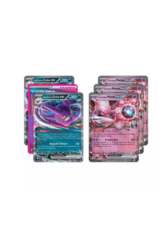 Pokemon TCG - Team Rocket’s Mewtwo ex League Battle Deck (INGLES)