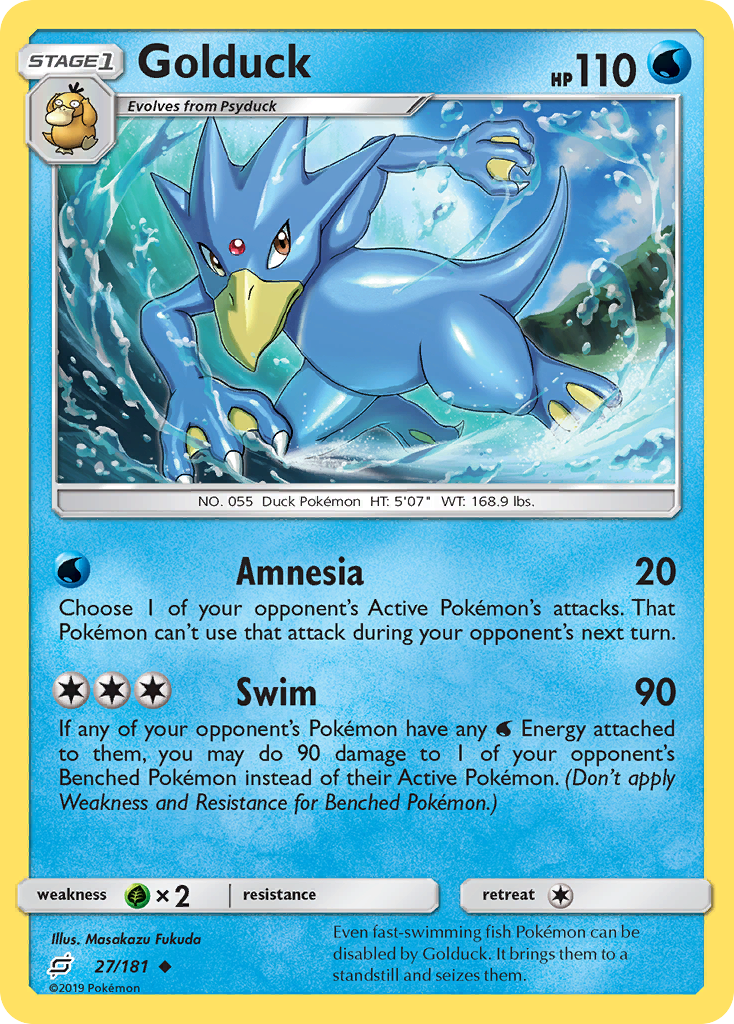 Golduck - 27/181 - Team Up SM9 - Uncommon