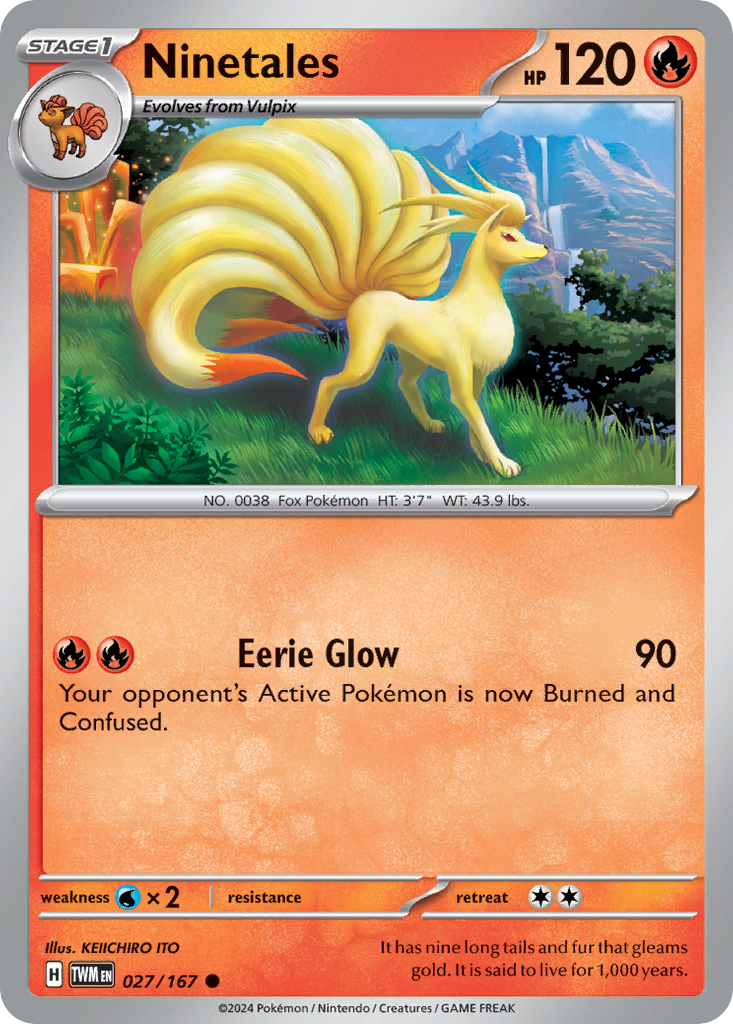 Ninetales - 27/167 - Twilight Masquerade SV6 - Common