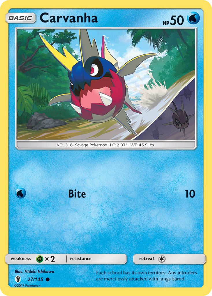 Carvanha - 27/145 - Guardians Rising SM2 - Common