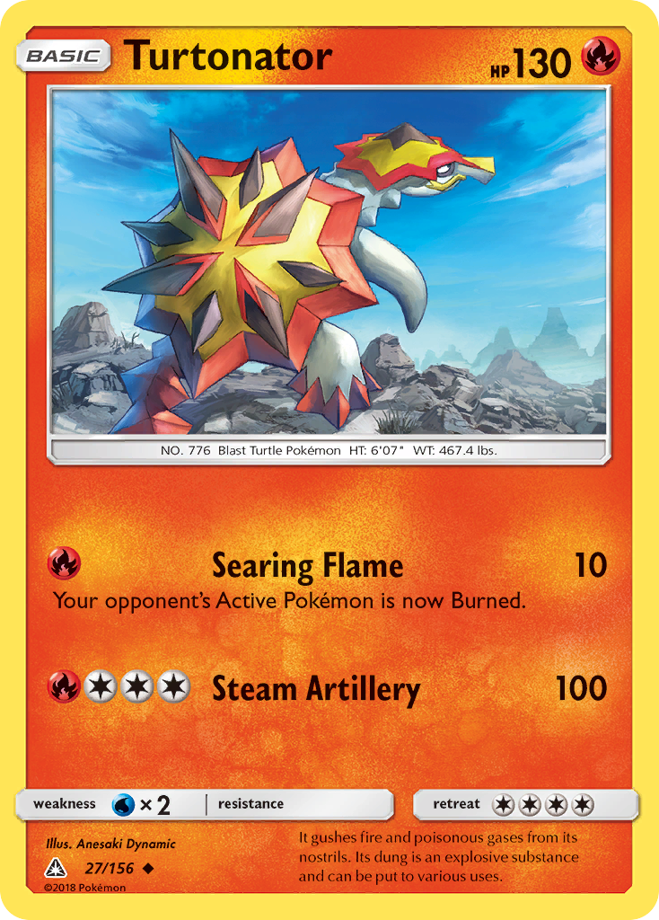 Turtonator - 27/156 - Ultra Prism SM5 - Uncommon
