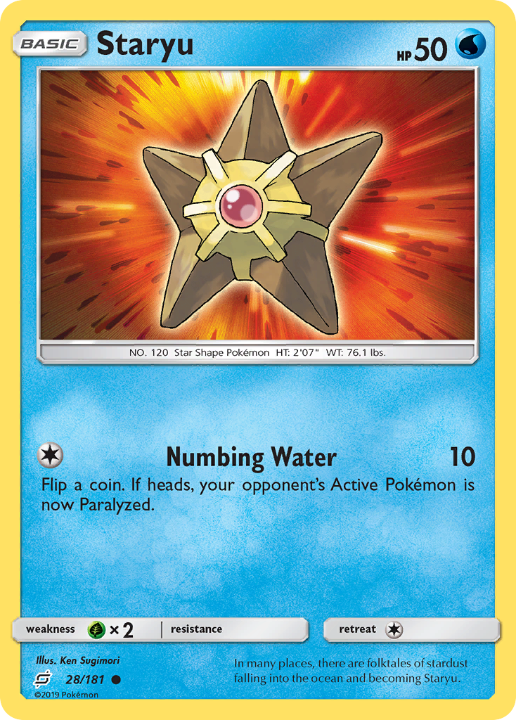 Staryu - 28/181 - Team Up SM9 - Common