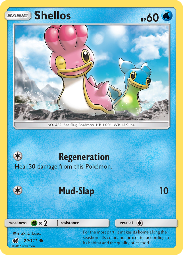 Shellos - 29/111 - Crimson Invasion SM4 - Common