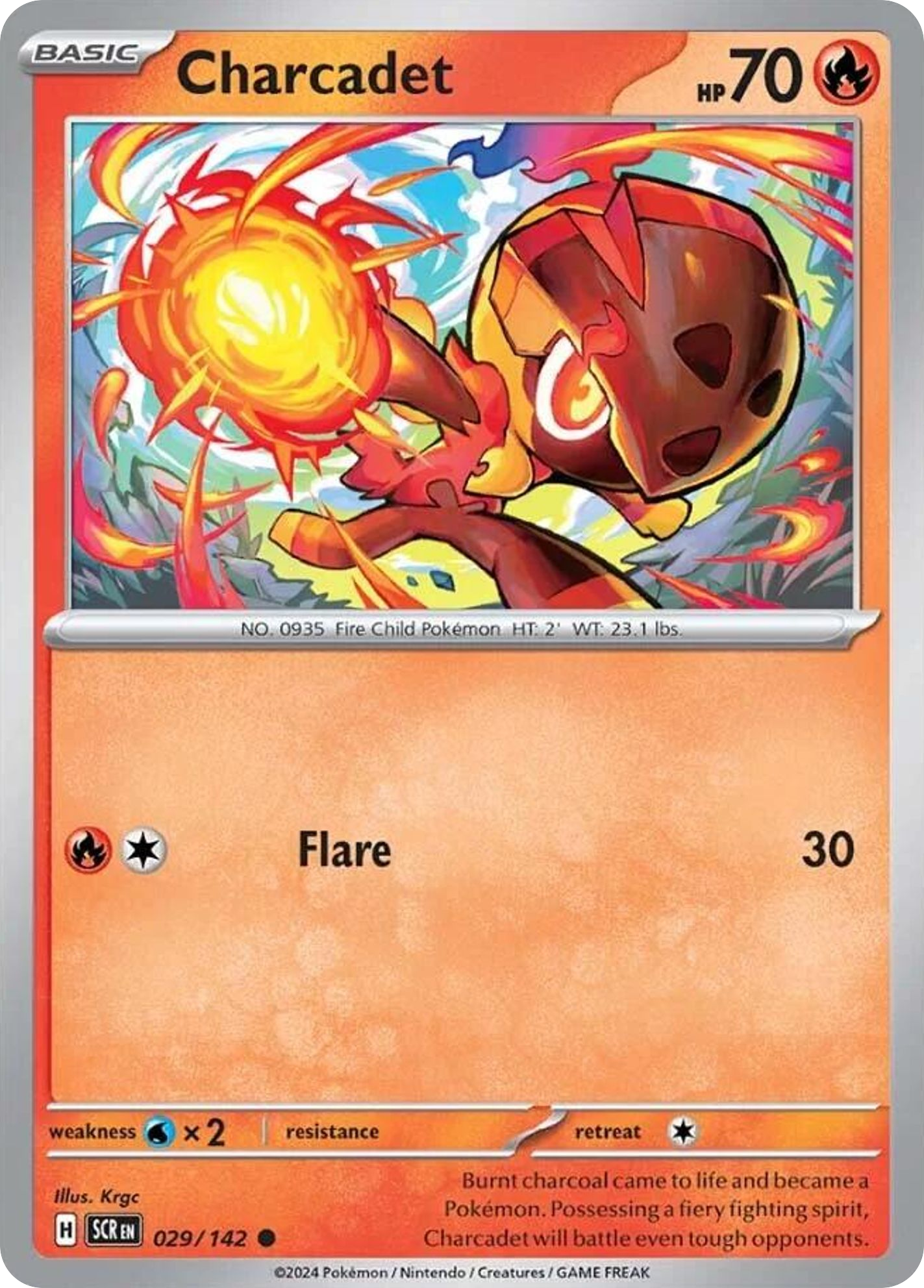 Charcadet - 29/142 - Stellar Crown SV7 - Common